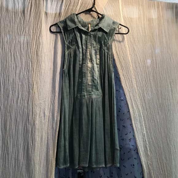 Free People Tops - Free People long flow tank or can be worn as dress